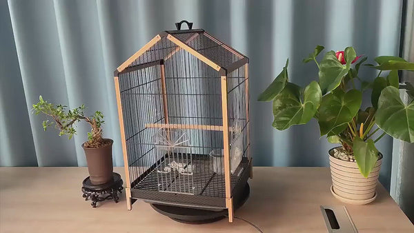 PAWS ASIA Factory Wholesale European Style Luxury Aluminium Finches Vintage Bird Cage With Tray