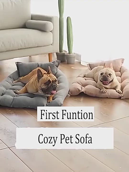 PAWS ASIA Factory Eco Friendly Luxury Multifunctional Foldable Dog Bed Pet Sofa Mat