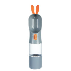 PAWS ASIA Suppliers Travel Portable Food Grade 2 In 1 Dog Water Bottle For Hiking And Walking