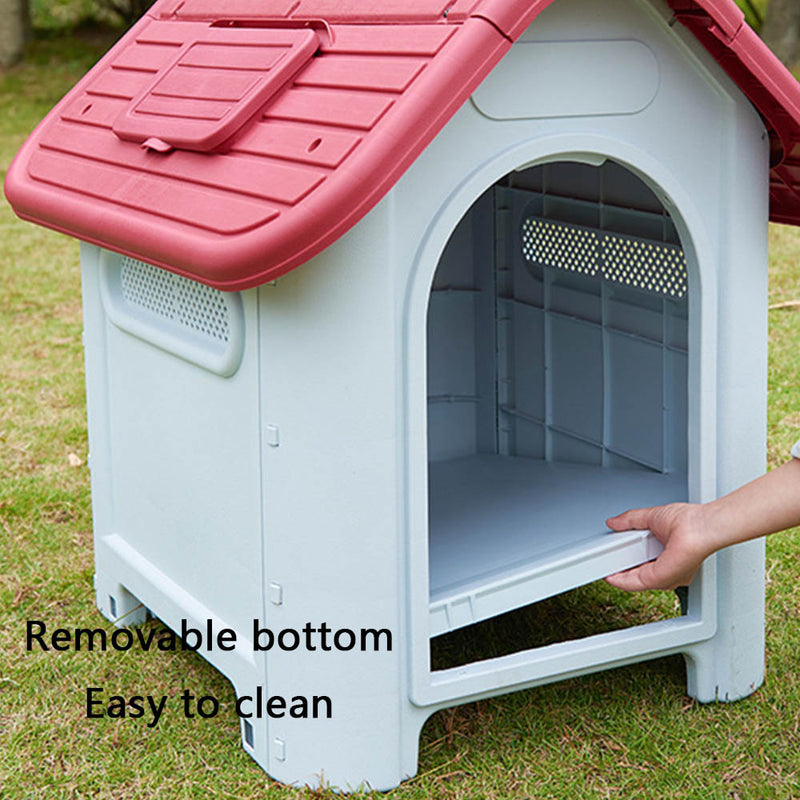 PAWS ASIA Wholesale Luxury Waterproof Large Plastic Outdoor Dog House Kennels
