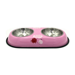 PAWS ASIA AliExpress New High Quality Outdoor Multi Color Fancy Patterned Pet Double Dog Bowls12