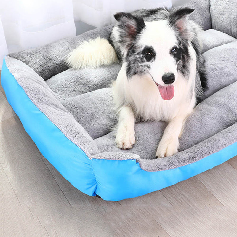 PAWS ASIA Factory Direct Sale Pet Fashion Outdoor Square Bed For Large Dogs Cat With Claw Print