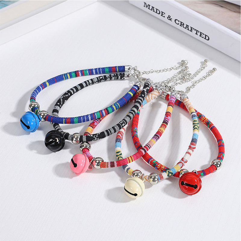 PAWS ASIA Manufacturers Luxury Personalized Necklace Cat Collar With Bell