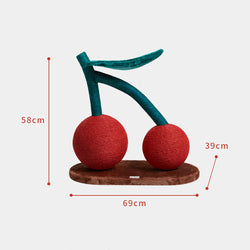 PAWS ASIA Manufacturer Indoor Eco Friendly Durable Luxury Cat Scratcher Toy Cherry Ball