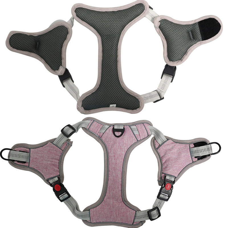 PAWS ASIA Manufacturers Polyester Reflective Adjustable Dog Heavy Duty Large Dog Pet Harnesses