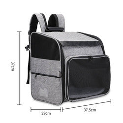 PAWS ASIA Suppliers Linen Luxury Portable Folding Outdoor Expandable Pet Cage Carrier Cat Bag