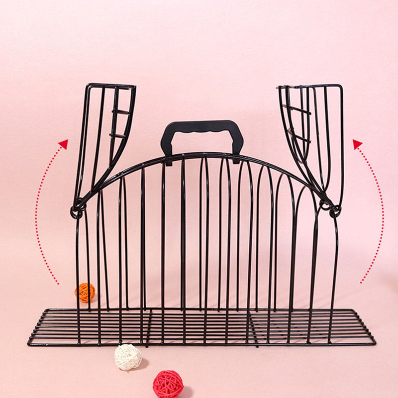 PAWS ASIA Wholesale Metal Durable Anti Scratch Cat Cage For Bathing Pet Shower Carrier