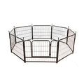 PAWS ASIA Suppliers Large Indoor Metal Foldable Expandable Dog Fence With 8 Panels Pet Exercise Kennel Playpen