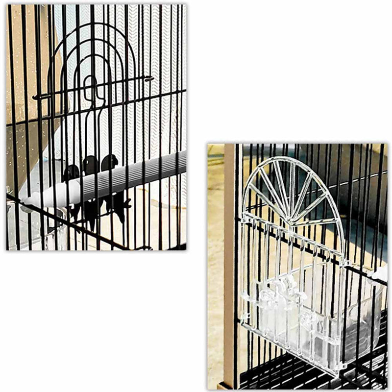 PAWS ASIA Chinese Manufacturers Semicircle Aluminium Large Breeding Display Bird Cage With Tray