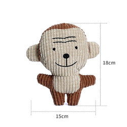 PAWS ASIA Amazon Hot Sale New Style Plush Squeaky Animal Shape Cute Dog Toy11