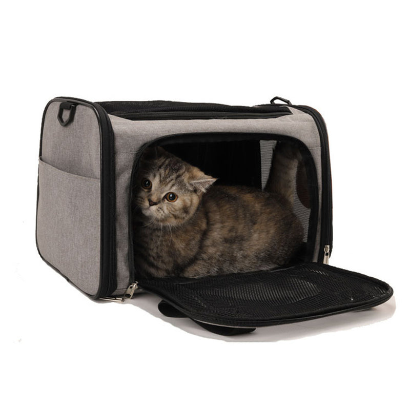 PAWS ASIA Manufacturer Collapsible Transportation Cat Travel Cage Dog Carrier Bag