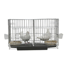 PAWS ASIA Wholesale Foldable Stacked Wire Commercial Pigeon Large Bird Cage For Sale With Tray