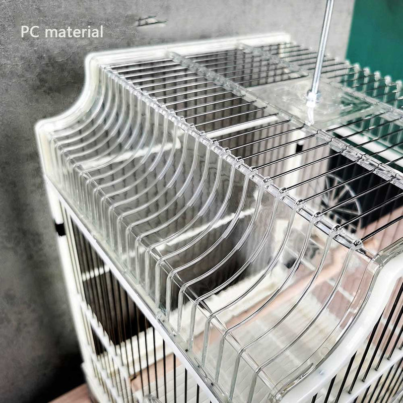 PAWS ASIA Manufacturers Stainless Steel Wire Gold Big Fancy Bird Cage Canary Aviary For Sale
