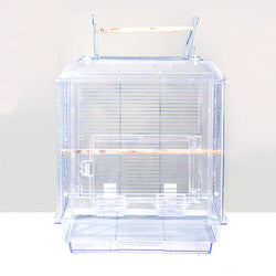 PAWS ASIA Manufacturers Display Luxury Transparent Acrylic Breeding Love Bird Cage