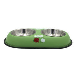 PAWS ASIA AliExpress New High Quality Outdoor Multi Color Fancy Patterned Pet Double Dog Bowls25