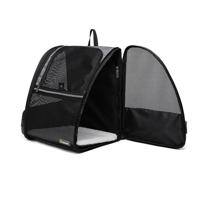 PAWS ASIA Manufacturer Expandable Cat Cage Foldable Pet Carrier Backpack