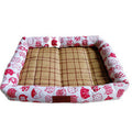 PAWS ASIA AliExpress New Eco Friendly Hemp Summer Washable Cool Mat Square Pet Beds Big Dog Cat8