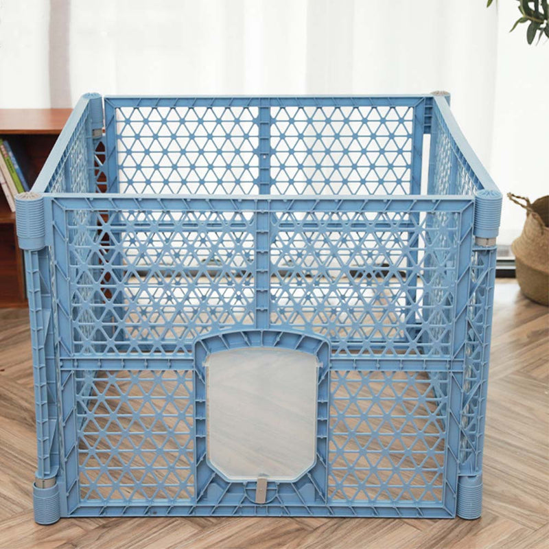 PAWS ASIA Factory Plastic Foldable Clear Open Small Dog Playpen Exercise Pet Fence