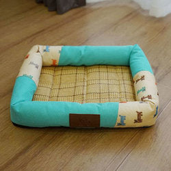 PAWS ASIA AliExpress New Eco Friendly Hemp Summer Washable Cool Mat Square Pet Beds Big Dog Cat10
