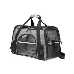 PAWS ASIA Wholesale Mesh Foldable Travel Carrying Large Tote Cat Bag Carrier For Transporting