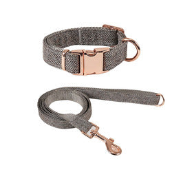 PAWS ASIA China Suppliers Luxury Durable Adjustable Thick Strong Large Dog Collar And Leash