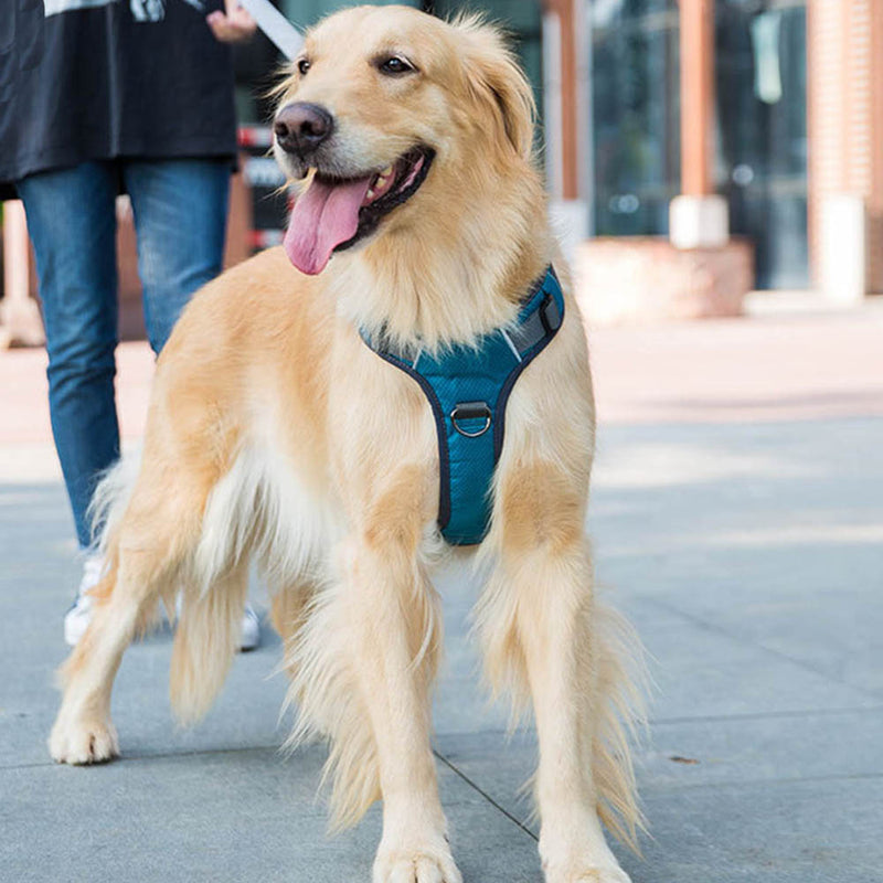 PAWS ASIA Factory Pet Comfort Vest Nylon Training Adjustable Reflective Heavy Duty Large Dog Harness