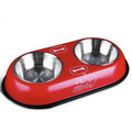 PAWS ASIA AliExpress New High Quality Outdoor Multi Color Fancy Patterned Pet Double Dog Bowls8