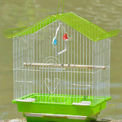 PAWS ASIA Lazada Popular Steels Small Outdoor Travel Fancy Canary Bird Cage Carriers WIth Accessories For Sale
