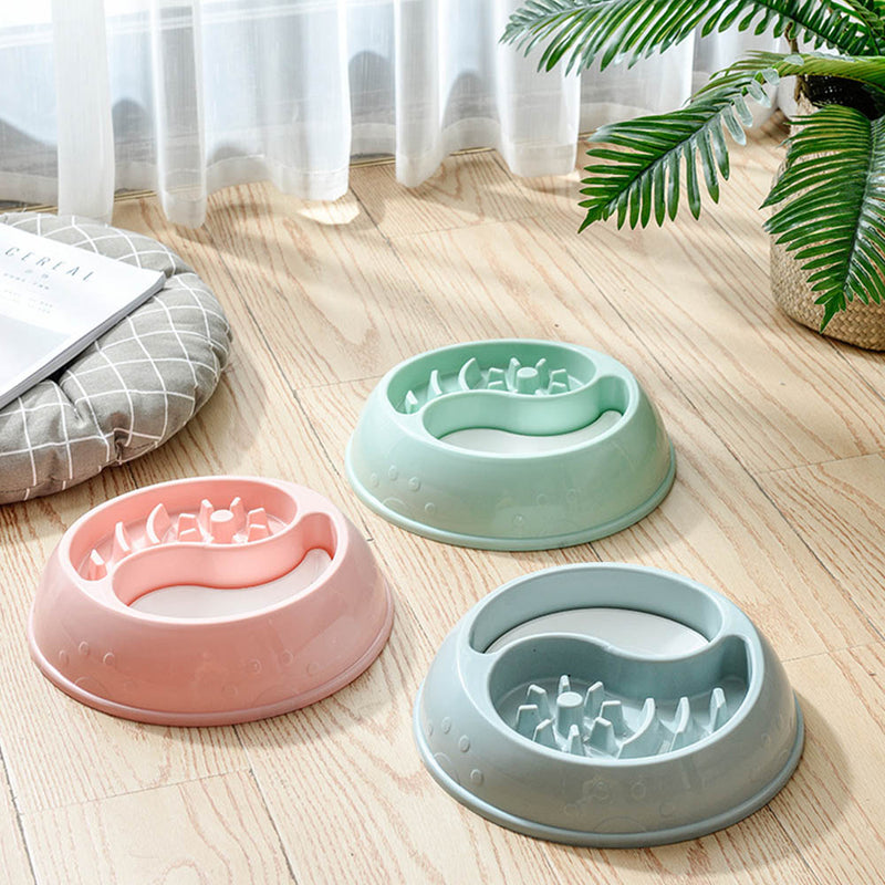 PAWS ASIA Suppliers Low Moq Multifunctional Slow Feeder Toxin Free Plastic Dog Bowl Cat