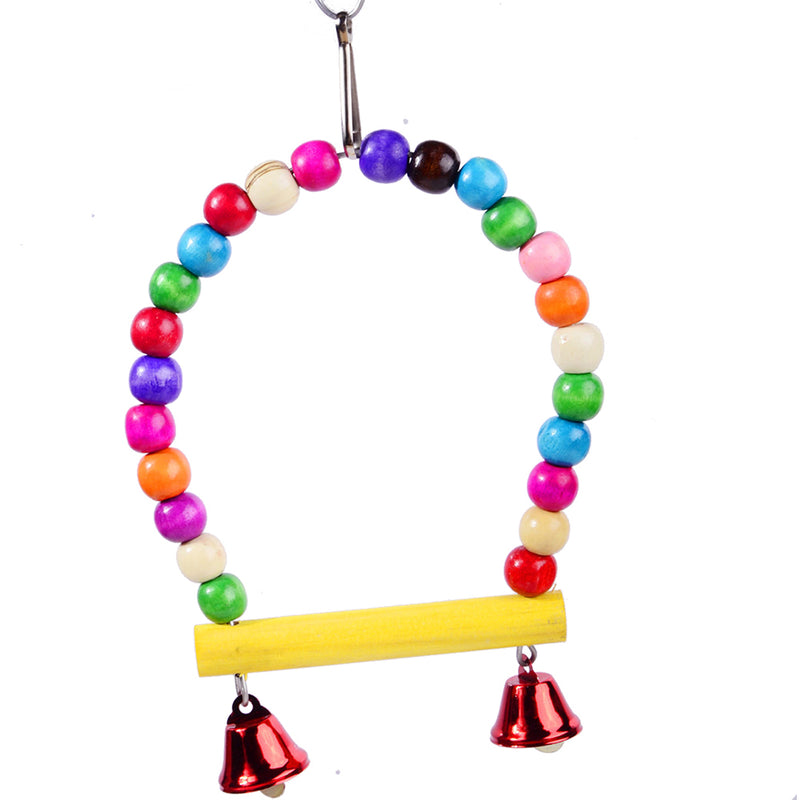 PAWS ASIA Lazada Top Sell High Quality Balancing Hanging Swings Chew Flying Pet Bird Toys Set