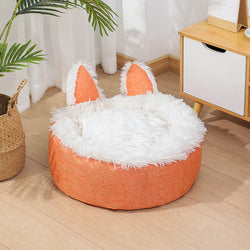 PAWS ASIA Supplier Best Selling Fluffy Velvet Cute Eco Friendly Cat Bed Pet Dog