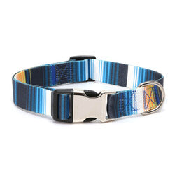 PAWS ASIA Factory Polyester Colorful Personalized Printed Engraved Metal Buckle Dog Collar Cat