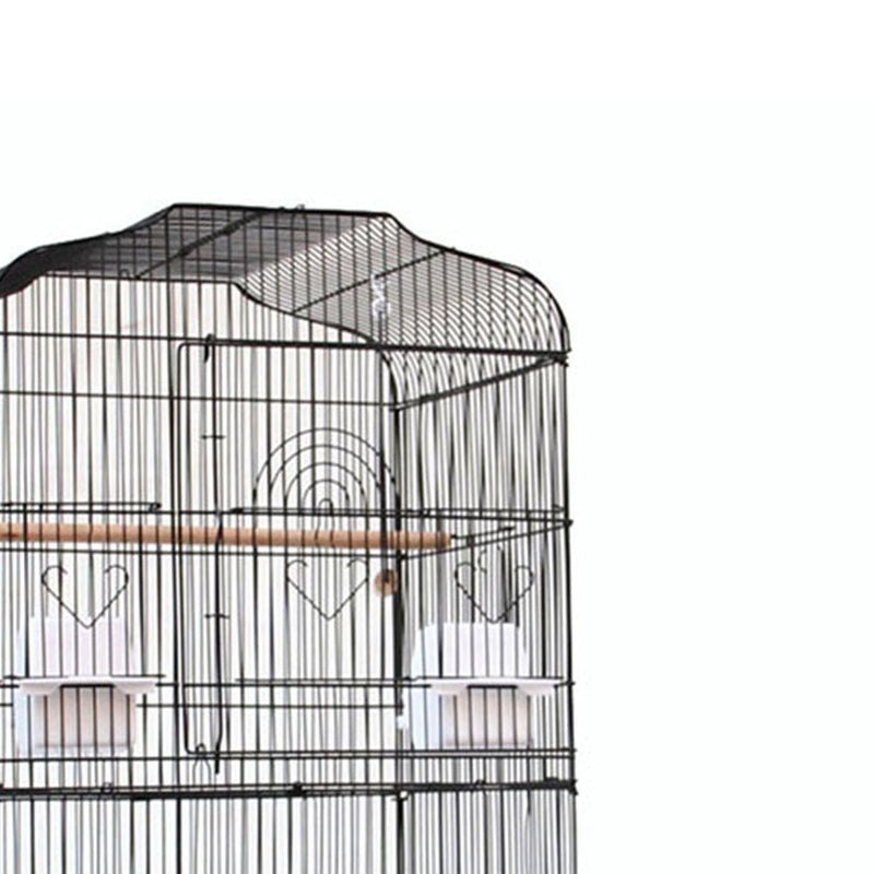 PAWS ASIA Amazon Popular White Steel Wire Cheap Large Breeding Bird Cage With Stand5