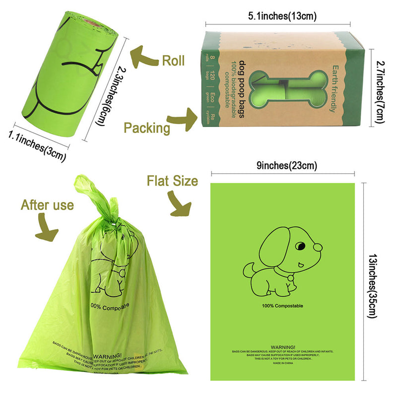 PAWS ASIA Wholesale Portable Eco Friendly Compostable Biodegradable Dog Poop Bags