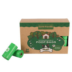 PAWS ASIA Suppliers Eco Friendly Biodegradable Waste Pet Poop Bag Packed In Box