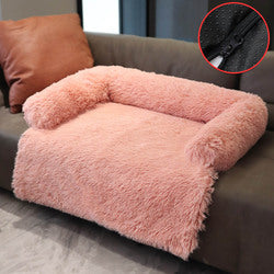 PAWS ASIA Wholesale New Large Luxury Washable Long Plush Super Soft Sofa Dog Bed Pet Carpet