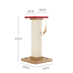 PAWS ASIA Manufacturers Sisal European Style Climbing Frame Cat Scratching Post With Feather10