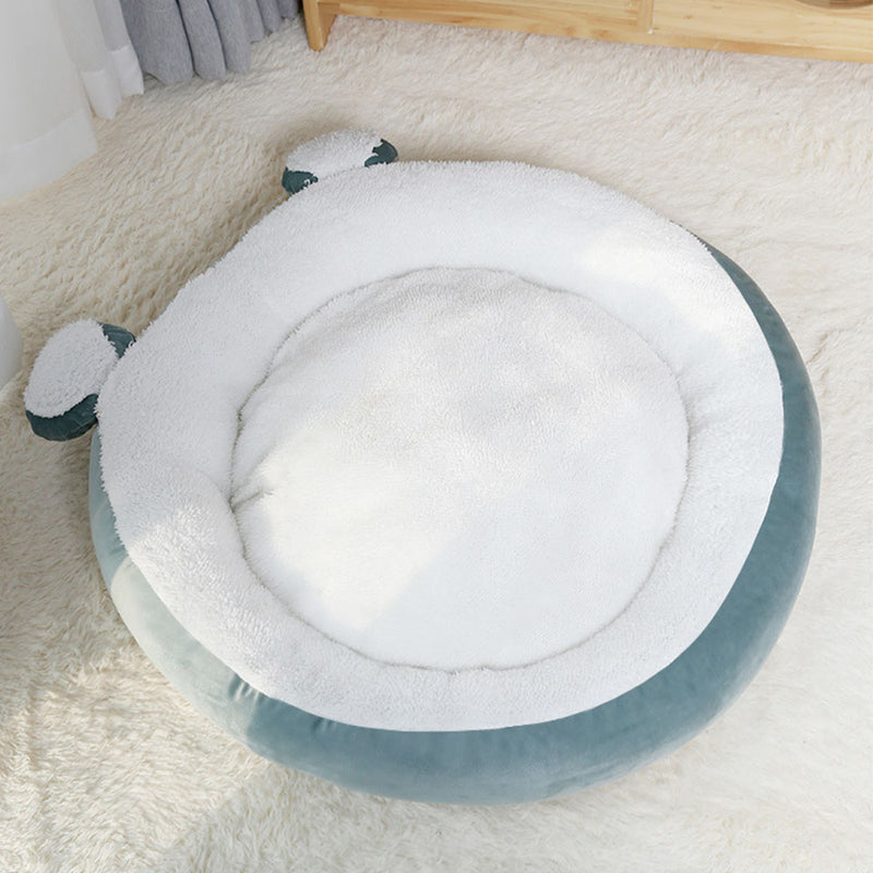 PAWS ASIA AliExpress Best Sell Fancy Novelty Furry Oval Calming Cat Sofa Bed Dog