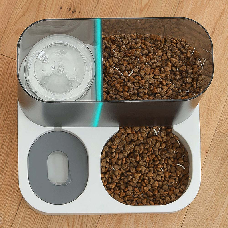PAWS ASIA Suppliers New Storage Food Water Container Automatic Feeder Transparent Dog Bowl Cat