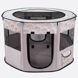 PAWS ASIA Wholesale Large Portable Indoor Open Clear Dog Fence Kennel Cat Tent Sleeping House
