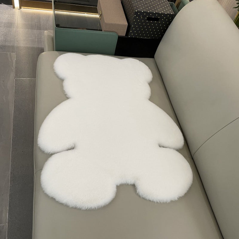 PAWS ASIA Suppliers Cute White Soft Plush Sofa Pad Small Pet Bed Mat Cat Dog Cushion