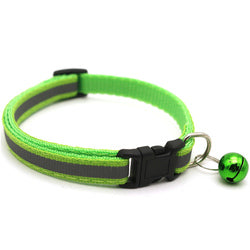 PAWS ASIA Suppliers Low Price  Customizable Bulk Reflective Cute Bell Plain Dog Collar Cat