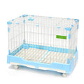 PAWS ASIA Manufacturers Wholesale Sale High Quality Stainless Outdoor Cheap Heavy Duty Plastic Floor Cage For Dogs