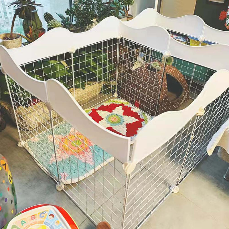 PAWS ASIA Suppliers Metal Small Freely Combined Dog Fence For Pet Isolation Cat Barrier Kennel