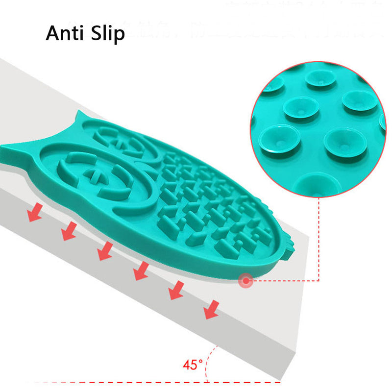 PAWS ASIA Manufacturers Silicone Dog Peanut Butter Lick Mat Suction Cup For Pet Bathing Grooming Training