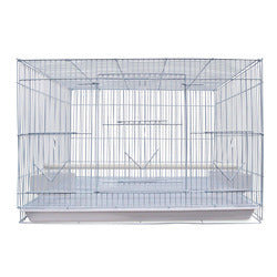 PAWS ASIA Suppliers Best Sell Pet House For Sale Wire Mesh Metal Square Small Bird Cages With Bowl