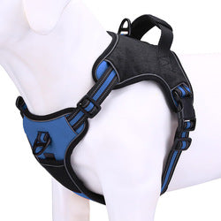 PAWS ASIA Manufacturers New Luxury Cool Reflective Adjustable Heavy Duty Large Dog Harness