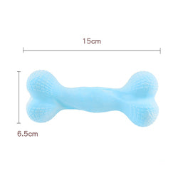 PAWS ASIA Manufacturers Dropshipping Eco Friendly Milk Flavor Chewing Bone Shape TPR Dog Toy