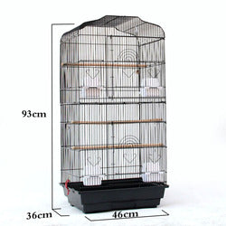 PAWS ASIA Amazon Popular White Steel Wire Cheap Large Breeding Bird Cage With Stand8