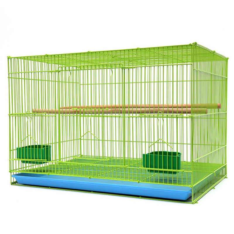 PAWS ASIA Factory Cheap Medium Green Stacked Foldable Bird Cage From China